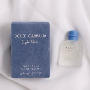 DOLCE & GABBANA light blue POUR HOMME 4.5 ml e 0.15 FL. OZ.